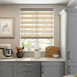 Enjoy Luxe Gold Zebra Roller Blind