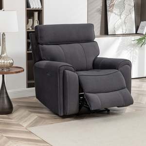 Single Chairs: Sable Single-Seater Electric Recliner Chair