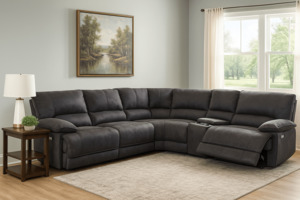 Recliner Sets: Lankford Electric Corner Recliner