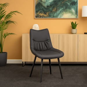 Dining: Liva Black Dining Chair