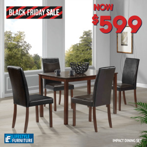 Impact 5 Piece Dining Set - 1200