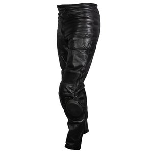 Products: Leather Motorcycle Pants Black Armoured - Lifestyle Imports