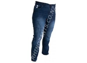 Products: Woman's Blue and Black Kevlar Lined Stretch Jeans with Armour - Lifestyle Imports