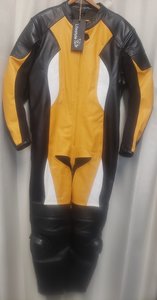 Products: Race Suit One Piece, Mustard, Black and White - Lifestyle Imports