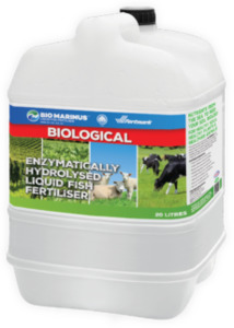 Products: Biological Liquid Fish Fertiliser • Bio Marinus
