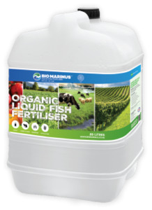 Products: Organic Liquid Fish Fertiliser • Bio Marinus