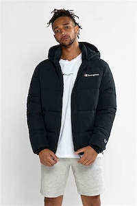 Champion 1: CHAMPION M PUFFER JKT AW93N BLK