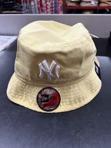 Bucket Hats: NE ERA BUCKET HAT YELLOW NY 13058263