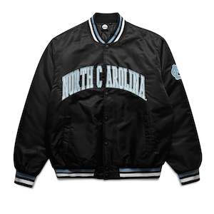 Baseball Satin Letterman Nfl: NCUN0566 UNC VARSITY BOMBER