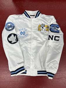 Baseball Satin Letterman Nfl: MNUN4986 HOMETOWN SATIN UNC JKT