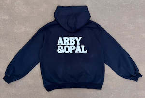 Arby N Opal Staple Hoods: ARBY N OPAL STAPLE HOOD NAVY/BABY BLUE