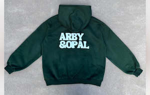 Arby N Opal Staple Hoods: ARBY N OPAL STAPLE HOOD PINE/BABY BLUE