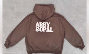 ARBY N OPAL STAPLE HOOD CHOC