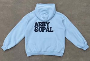 Arby N Opal Staple Hoods: ARBY N OPAL STAPLE HOOD BABY BLUE/NAVY