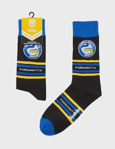 Retro League Tees: FPAR1150 EELS STRIPE SOCK