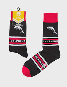 FDOL1160 DOLPHINS STRIPE SOCK
