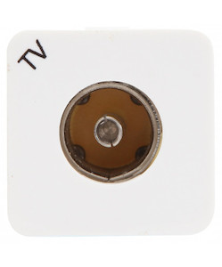 Products: PDL628MFWH PDL 600 Module Coaxial Cable TV Socket White