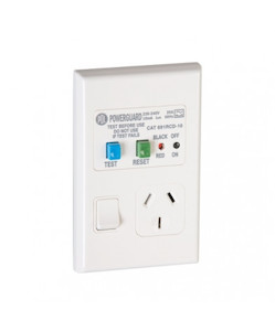 PDL691RCD10WH PDL 600 Switched Socket RCD 10mA Vertical 10A White