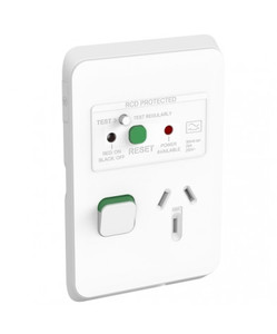 Products: PDL391RCD30-VW PDL Iconic Switched Socket RCD 30mA Vertical 10A Vivid White