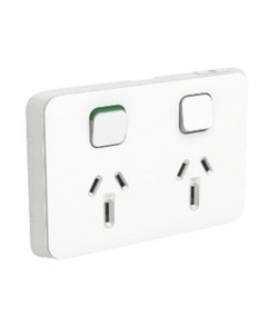 Products: PDL395/15-VW PDL Iconic Double Switched Socket 15A Vivid White