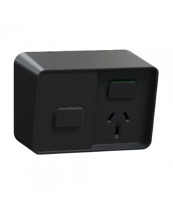 Products: PDLO394CS-BK PDL Iconic Outdoor Switched Socket Smart 10A Black