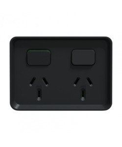 Products: PDLO395-BK PDL Iconic Outdoor Double Switched Socket 10A Black