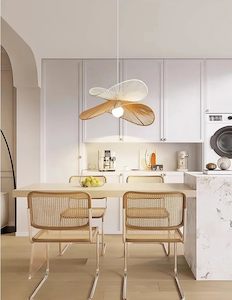 Rustic Hemp Rope Pendant Light - PTD-01W