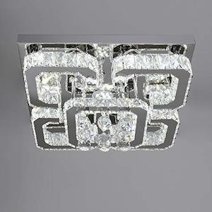 Feature Promotion: Modern Double Layers Square Flush Mount Ceiling Chandelier BWC8805-550