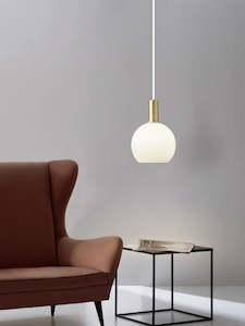 Feature Promotion: Milky White Circular Open-Ended Filament Gold Finish Pendant Light PLR2528