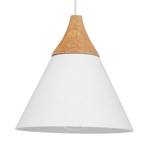 250mm Nordic Modern Looking White Wood finish Pendant Light PL0125W
