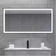 750X600x40mm Rectangle LED Mirror with Demister Touch Sensor Switch Wall Mounted&hellip;