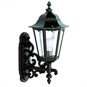 Vittotria Hexagon Wall Lantern DUW8302-BL Outdoor