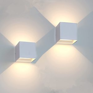 LED Wall Mounted Square Modern Outdoor Wall Lights WL003W