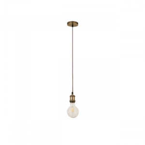 Edison Pendant  Brass Cord Set