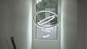 Stairway to the Stars Galaxy Crystal Chandelier CIR2468