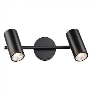 Led Integrated Series: Xanthi LED 2 Bar Spotlight Black LSLX-B2-BL