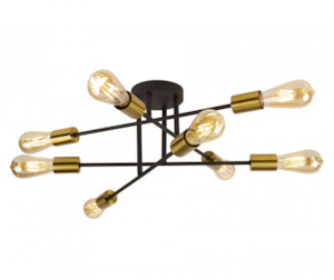 Ceiling Lights: Alvie 8 Light Ceiling Fixture R8048-BLBS
