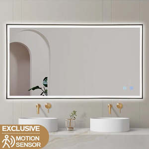 1200*750*40mm Rectangle LED Mirror with Demister Touch Sensor Switch Wall Mounte&hellip;