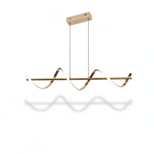 Copper LED Kitchen Pendant Light – Dual Colour Mode 1.2m