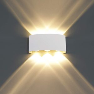 Pathson Outdoor LED wall light 3000K Warm white with Up Down Lighting WL8016W Clearance