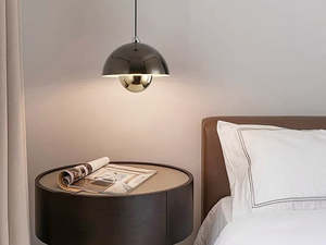 Motion-Control LED Single Pendant Light / Bedside Lamp with Free Lifting