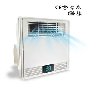 Bathroom Heat Light Fan: 3-in-1 Bathroom Heater Fan Light | 1200W Heating + Exhaust + LED Light | Ceiling Mounted 320mm