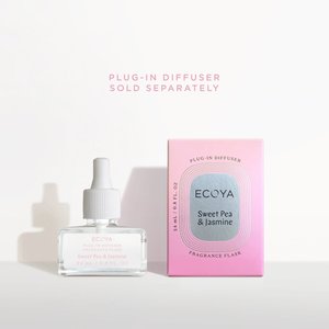 ECOYA Sweet Pea & Jasmine Plug-In Diffuser Fragrance Flask - Ligne Roset NZ &hellip;
