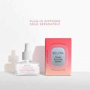 ECOYA Guava & Lychee Sorbet Plug-In Diffuser Fragrance Flask - Ligne Roset N&hellip;