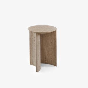 Products: Apuso Travertine Occasional Side Table by Dozsa & van Dalfsen - Ligne Roset NZ - Auckland New Zealand