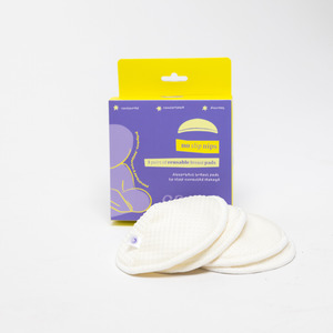 All: No Slip Nips Reusable Breast Pads, 3 Pairs