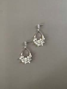 Pearl Dewdrop Teardrop Earrings
