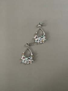 Crystal Meadow Teardrop Earrings