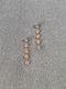Swarovski Light Peach Silk Long Drop Earrings (2 colors)
