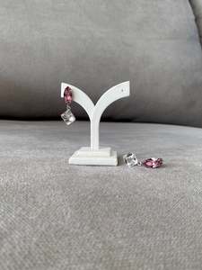Swarovski: Swarovski Marquise & Square Drop Earrings